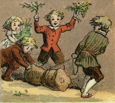 Image from Aunt Louisas Alphabet book - Alphabet og Games and Sports, London, 1870